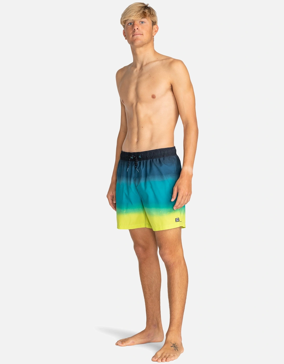 Billabong Mens All Day Fade Layback 16" Swim Swimming Shorts, 2 of 1