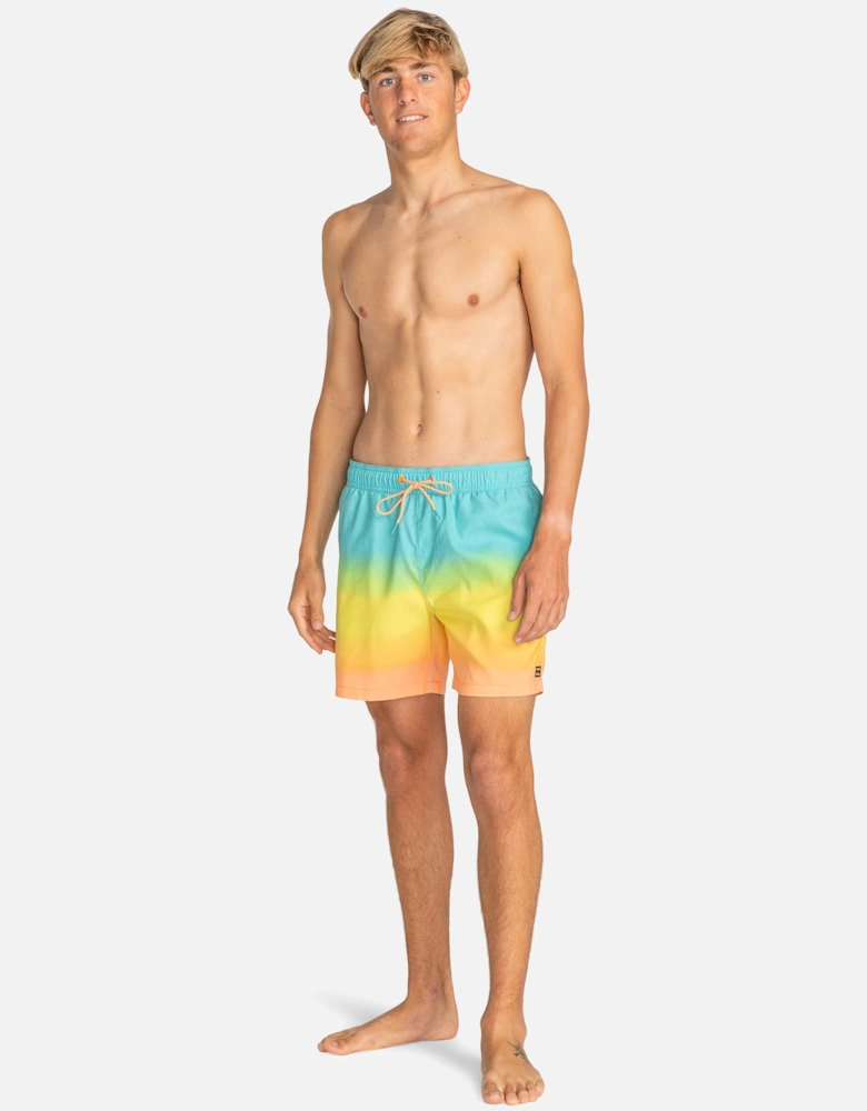 Mens All Day Fade Layback 16" Swim Swimming Shorts