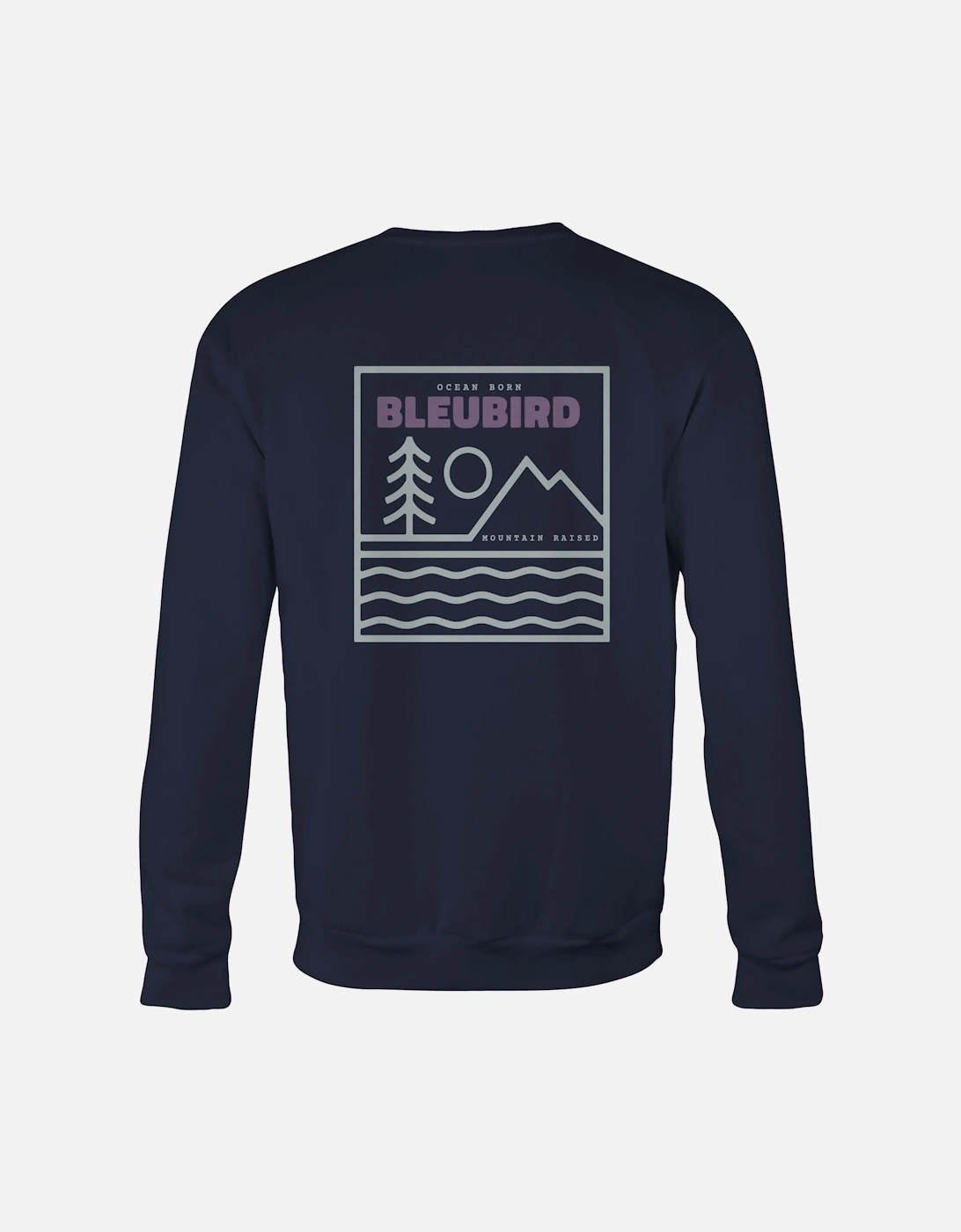 Unisex Campout Crew Neck Sweatshirt - Navy, 2 of 1