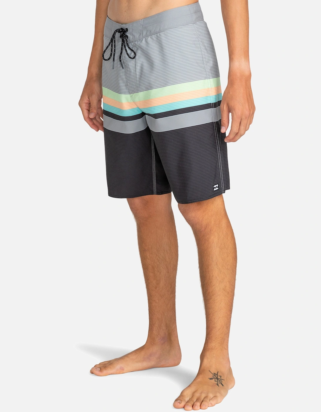 Mens All Day Stripes 20" Boardshorts, 2 of 1