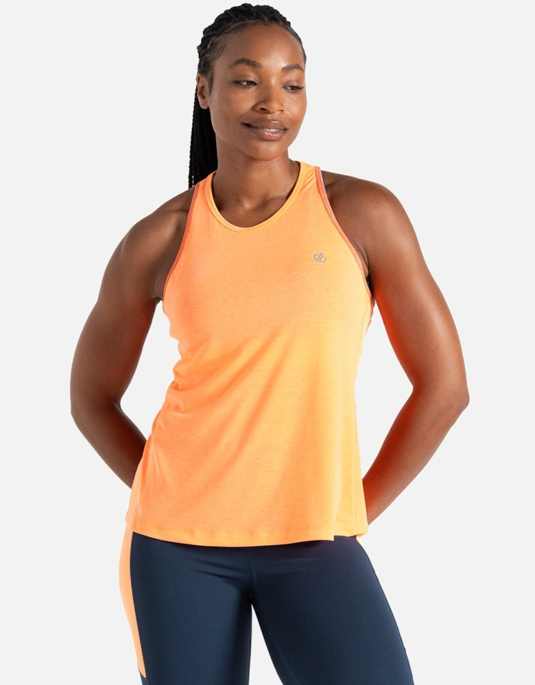 Womens Gravitate Active Gym Vest - Orange