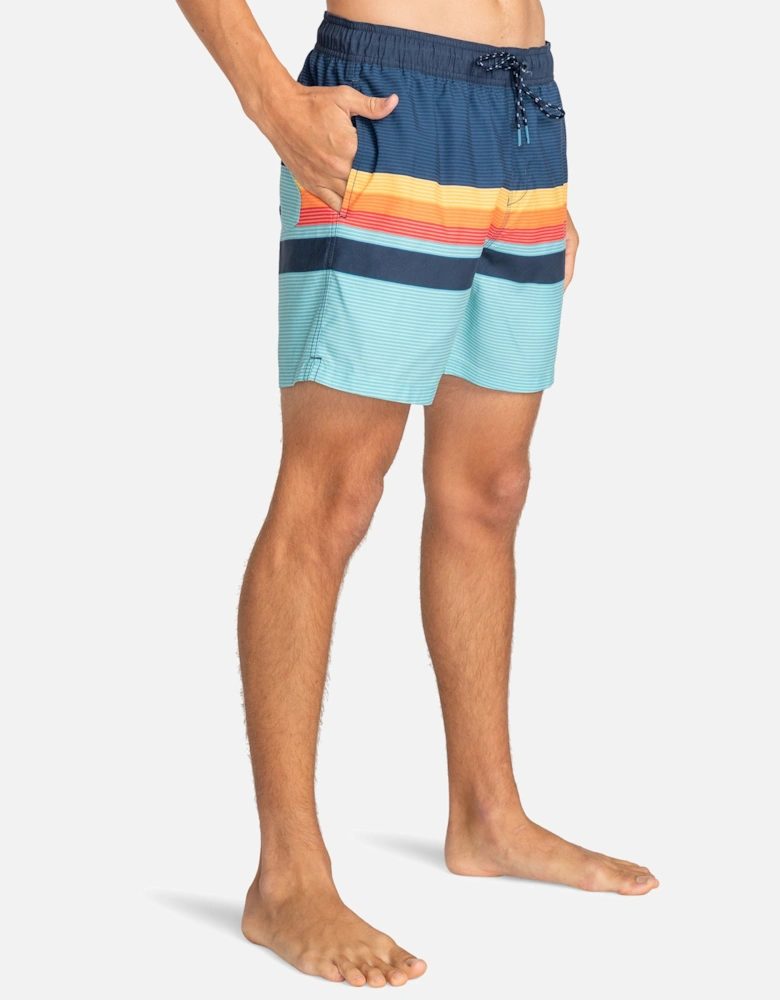 Mens All Day Stripes 16" Swim Shorts