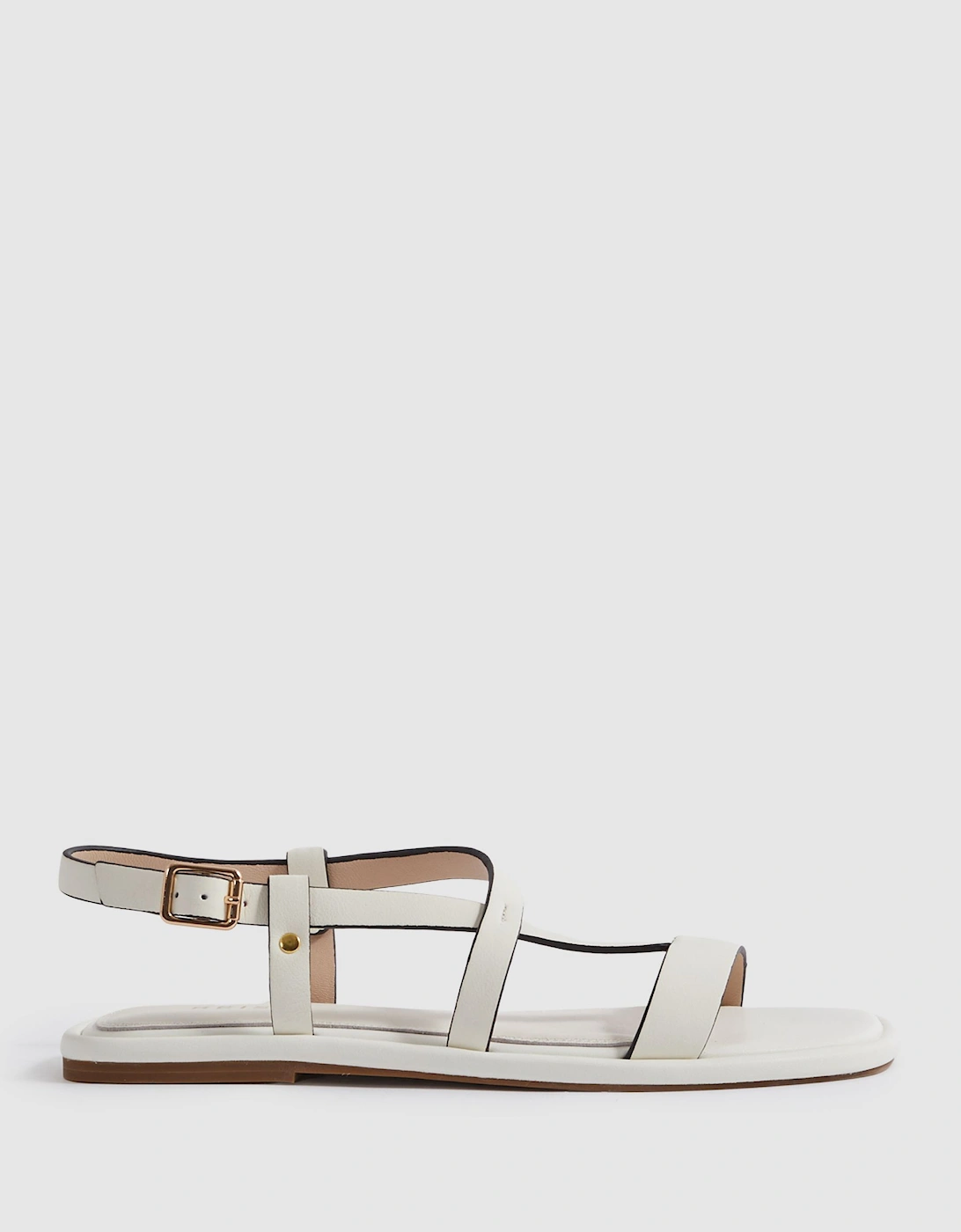 Flat Strappy Leather Sandals, 2 of 1