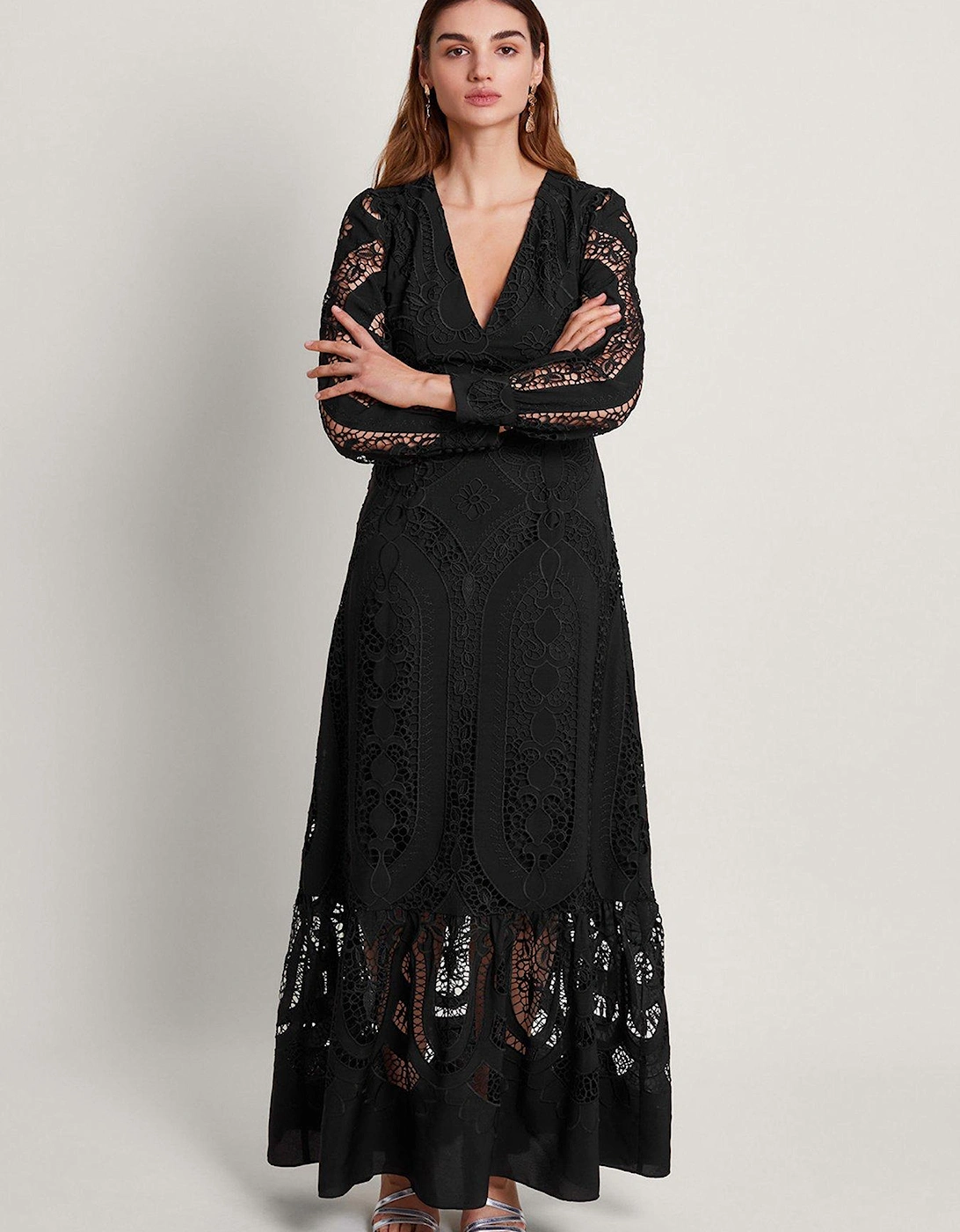 Harlow Lace Maxi Dress, 2 of 1