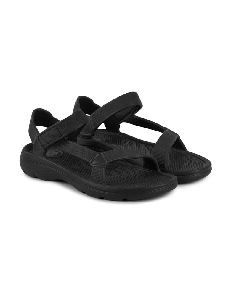 Solbounce Riley Adjustable Sport Sandal - Black
