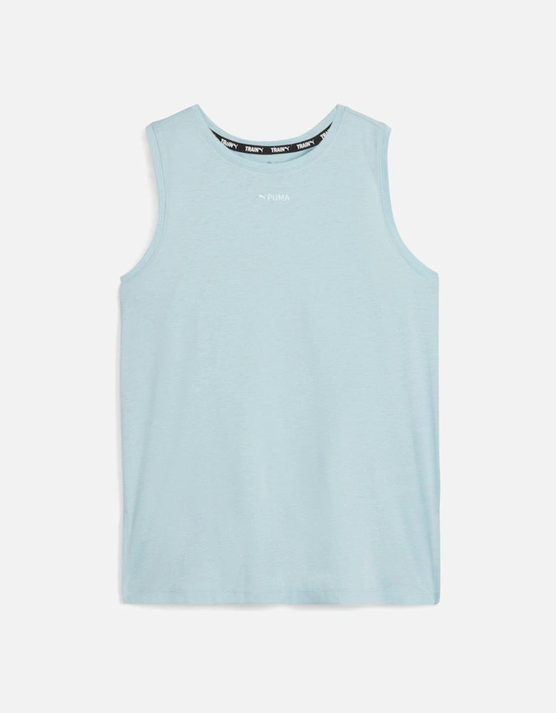 Womens Training Fit Triblend Tank - Blue