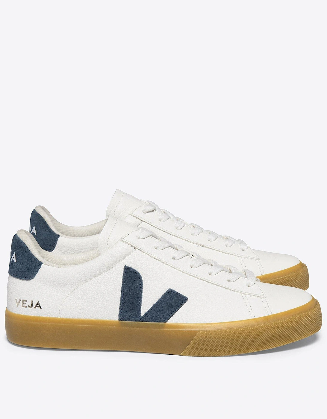 Women's Campo Trainers - White/Navy, 2 of 1