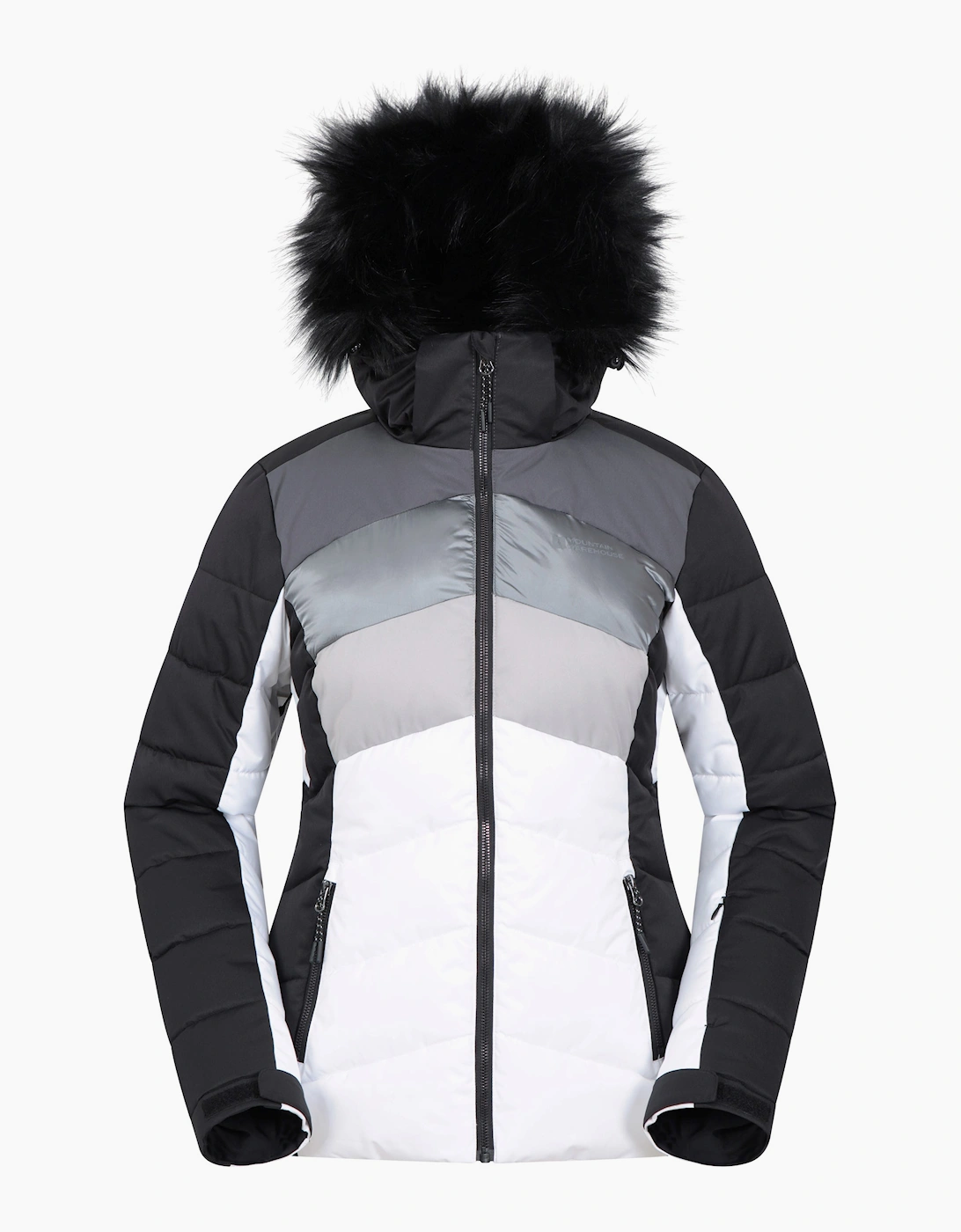 Mountain Warehouse Women's Mountain Warehouse Womens/Ladies Cascade Padded Ski Jacket - Multi/White