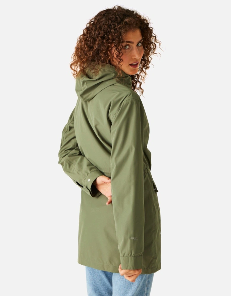 Womens Birgitta Full Zip Hooded Coat