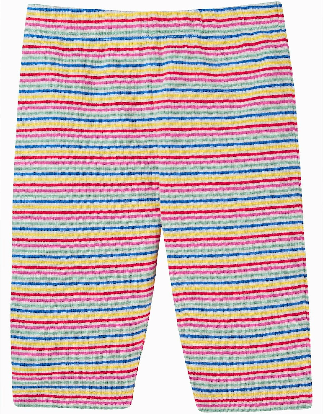 Girls Laurie Rainbow Rib Stripe Shorts, 2 of 1