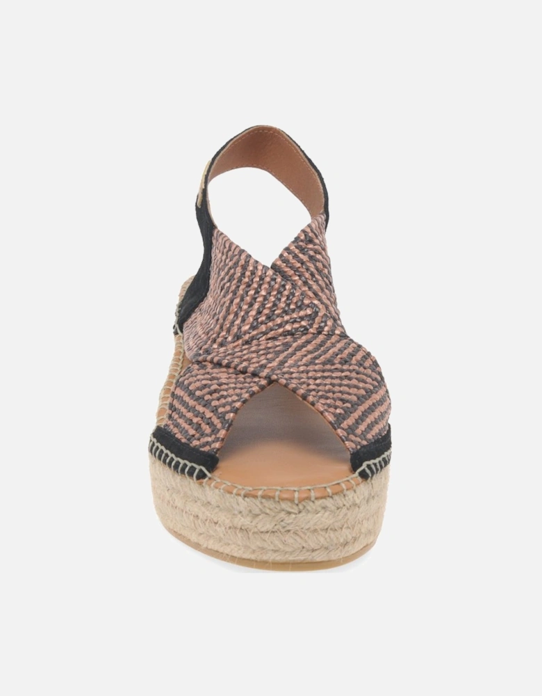 Masai Womens Espadrille Wedge Sandals