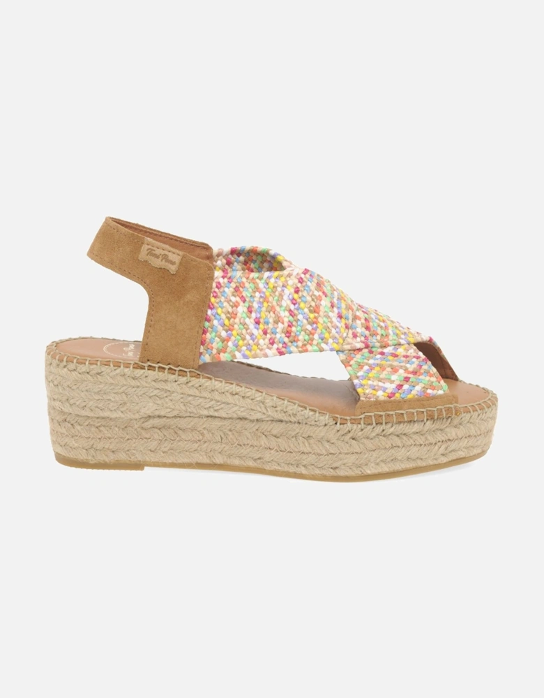 Masai Womens Espadrille Wedge Sandals