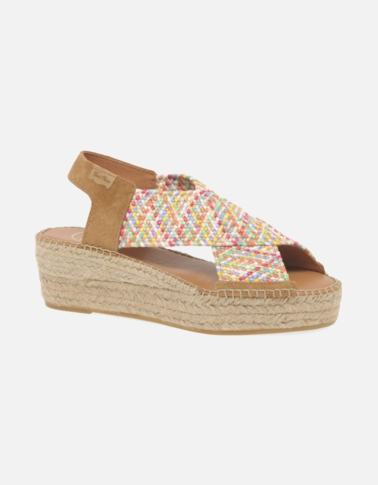 Masai Womens Espadrille Wedge Sandals