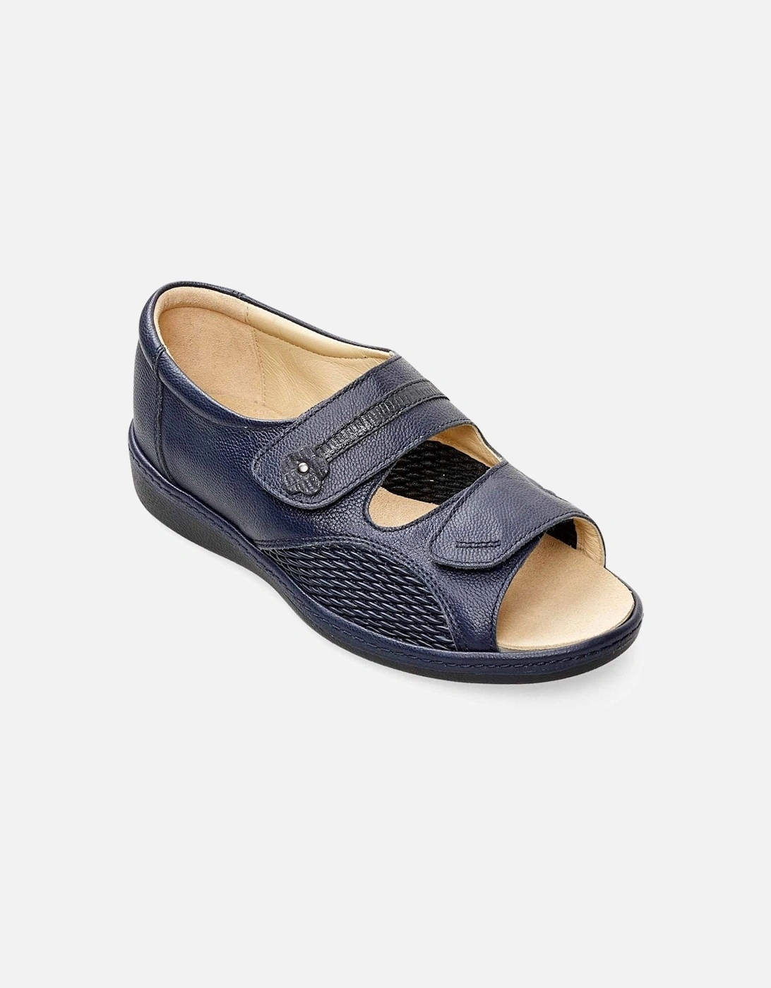 Peaceful Womens Wide Fit Sandals, 4 of 3