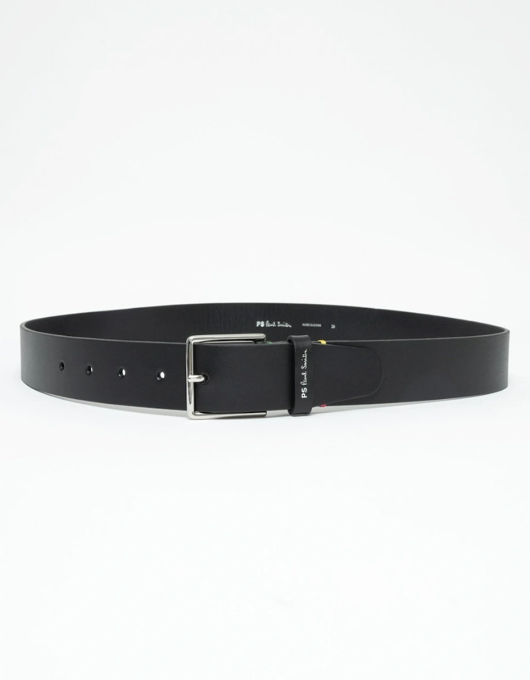 Mens Leather Belt With Colourful Stitch Detail, 4 of 3