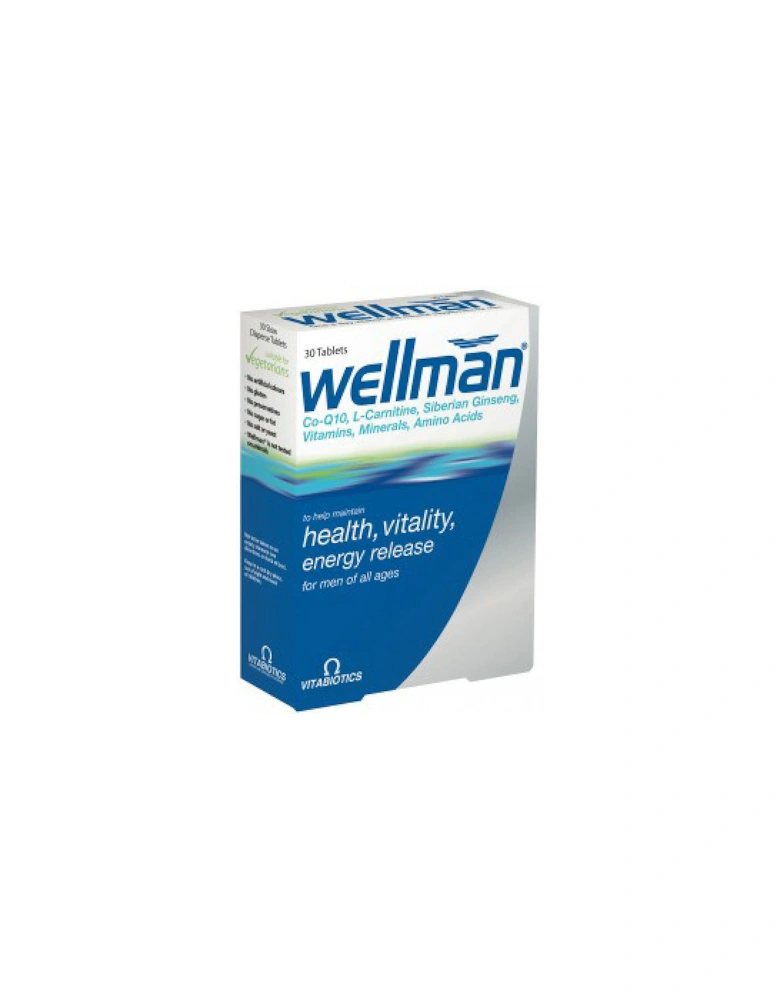 Wellman Original - Unflavoured, Box, 30 tablets - Vitabiotics