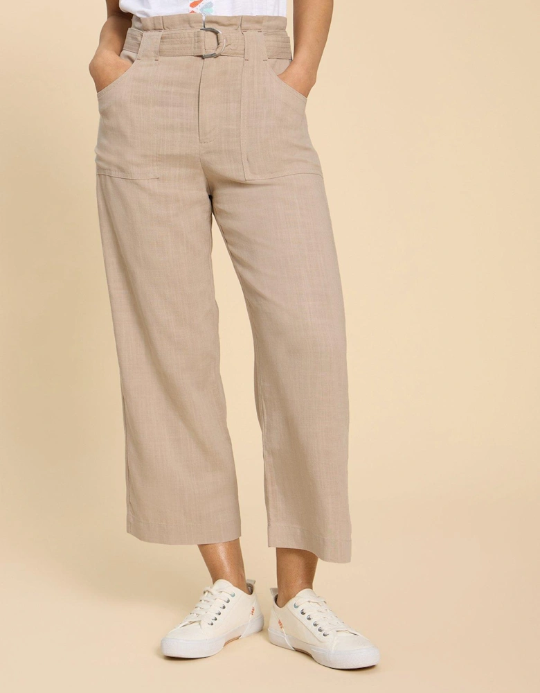 Linen Trouser - Beige