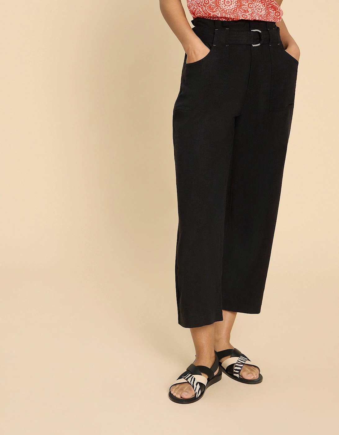 Linen Trouser - Black, 2 of 1