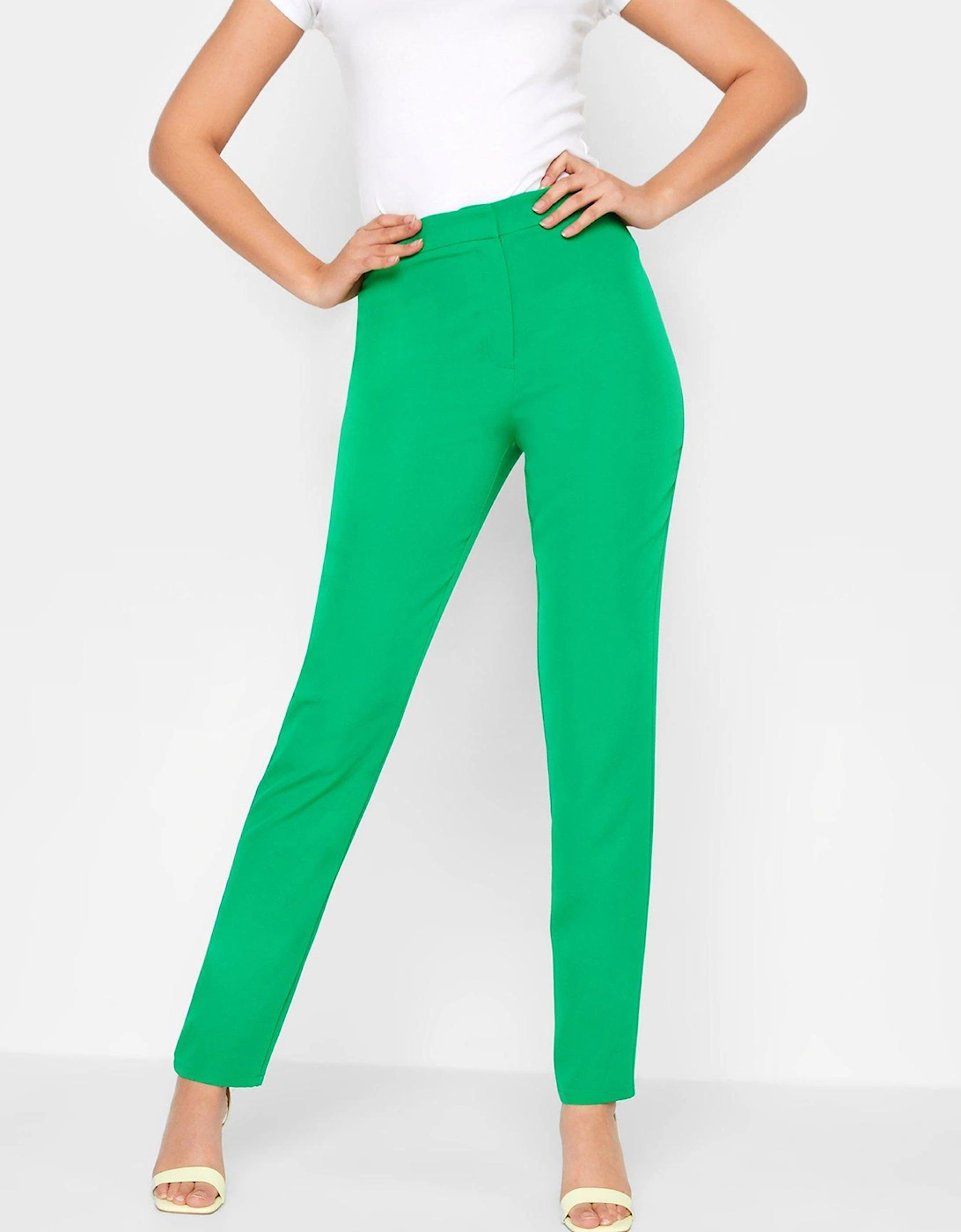 Green Hazel Slim Leg Trouser, 2 of 1