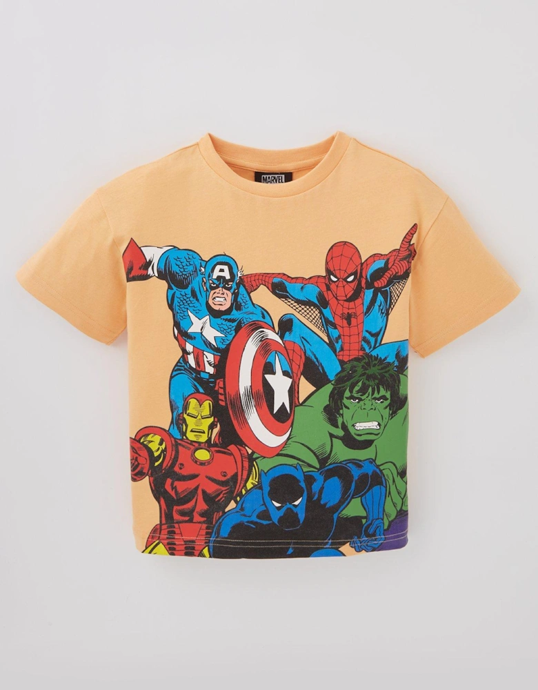 Avengers Oversized T-shirt - Orange