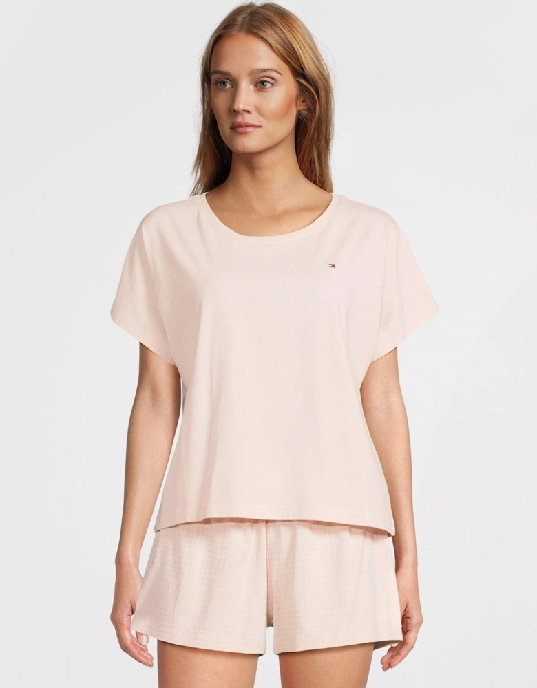 Short Sleeve Pyjama Set - Pink