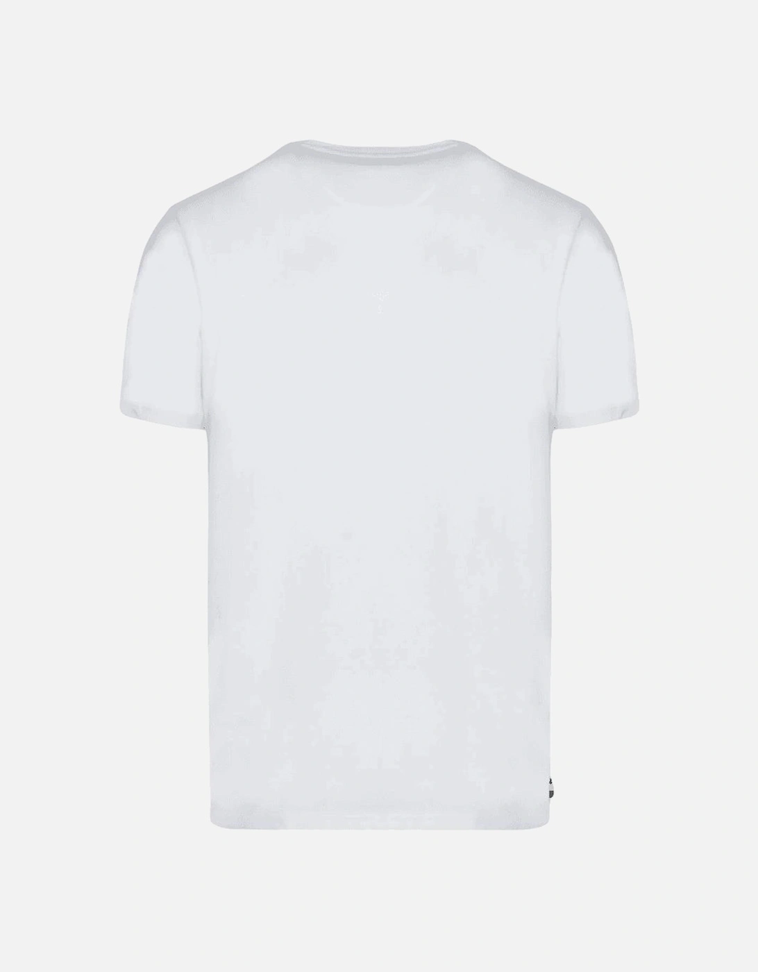 Cotton Emblem Logo White T-Shirt