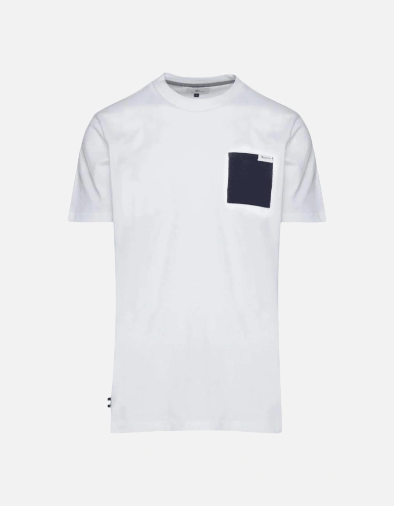 Cotton Print Logo White T-Shirt