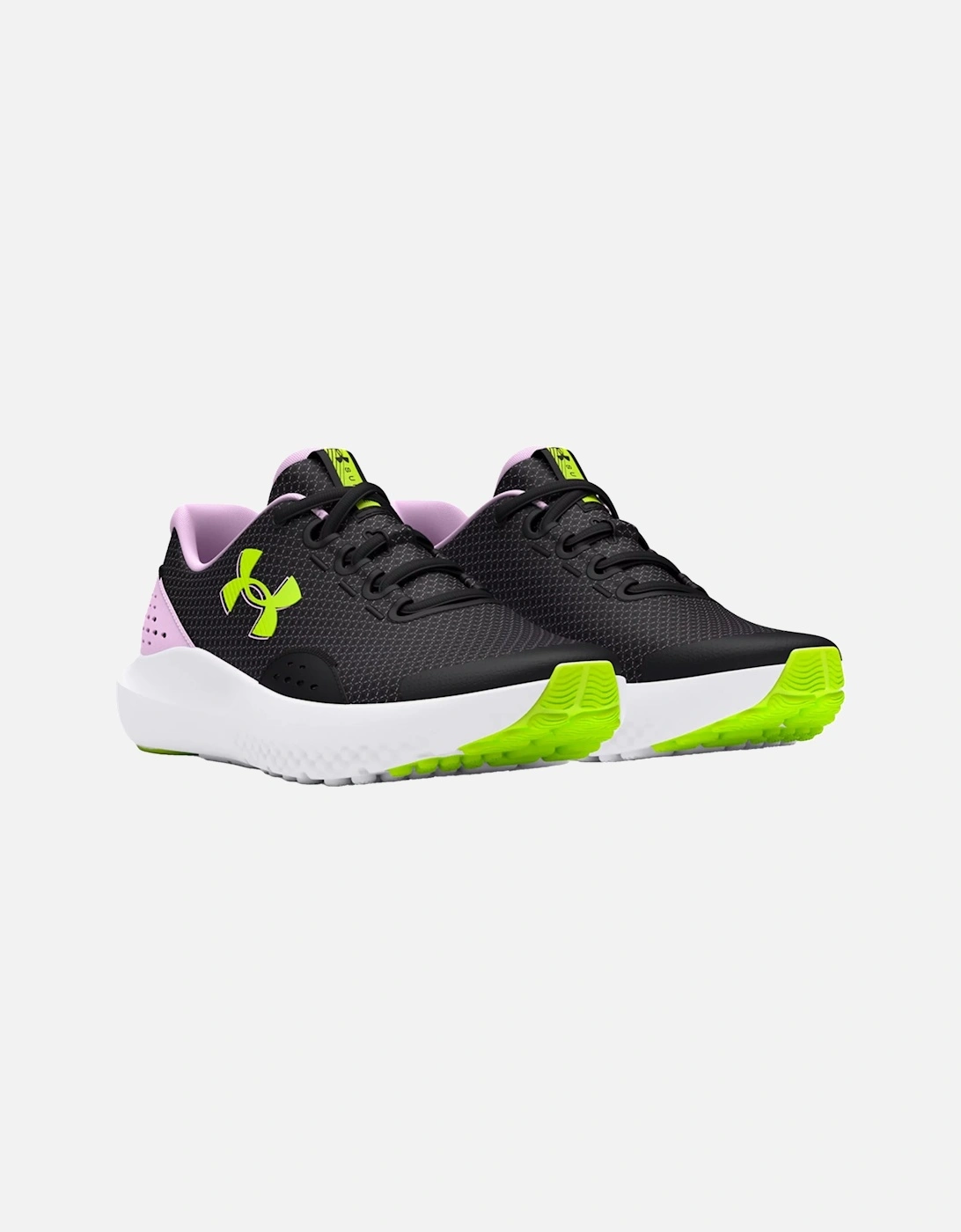 Youths Surge 4 Trainers (Black/Green/Purple)