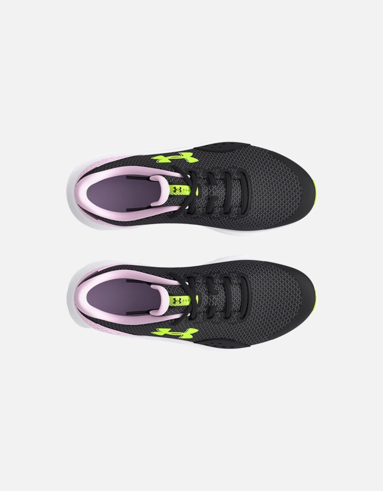 Youths Surge 4 Trainers (Black/Green/Purple)