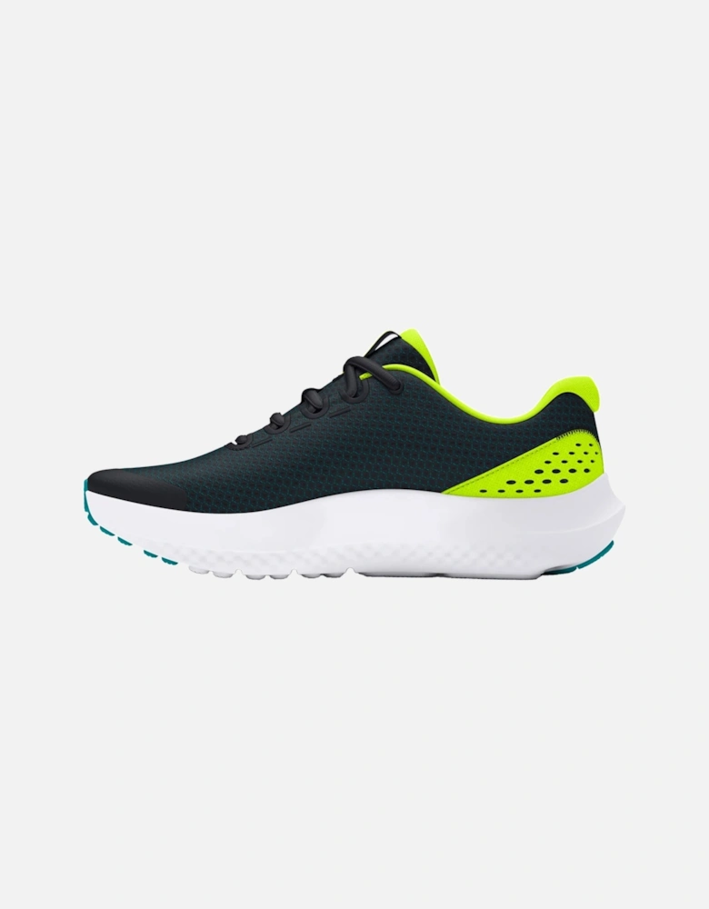 Youths Surge 4 Trainers (Black/Blue/Green)