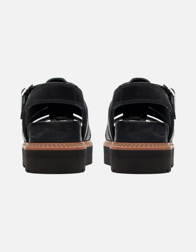 Womens Orianna Twist Sandals (Black)