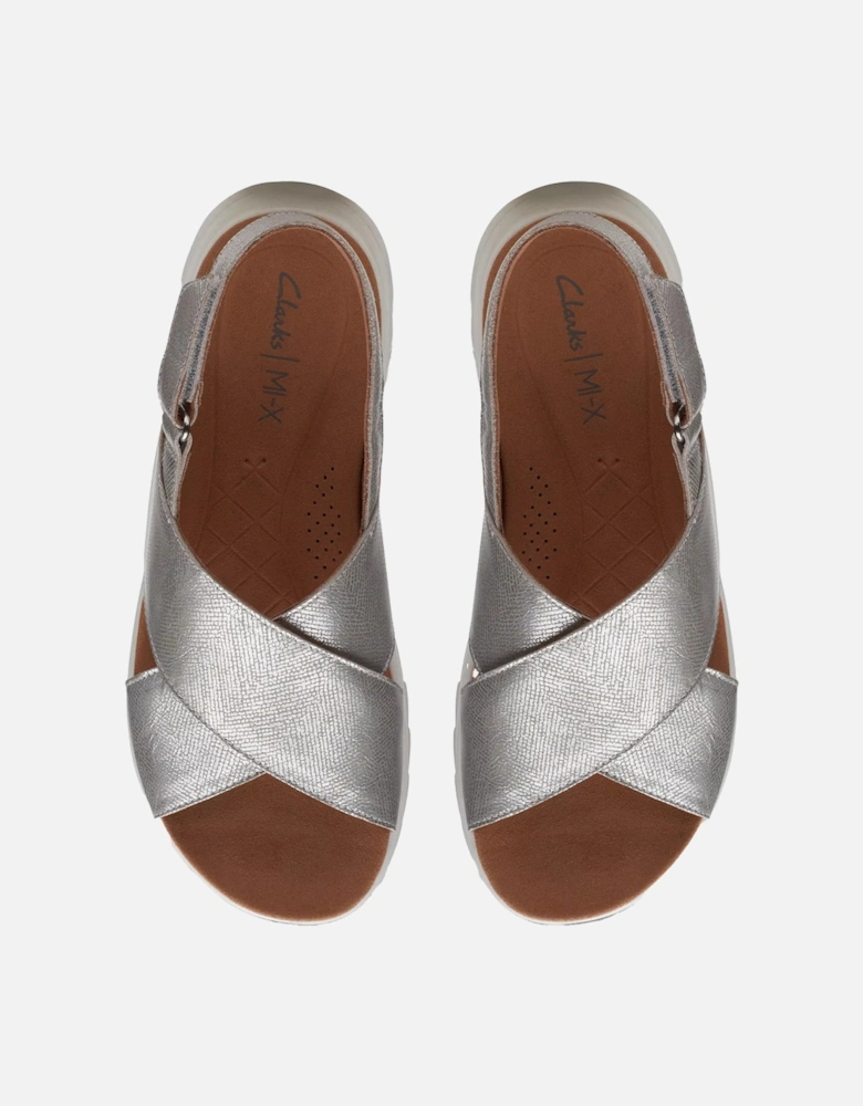 Womens Dashlite Wish Sandals (Silver)