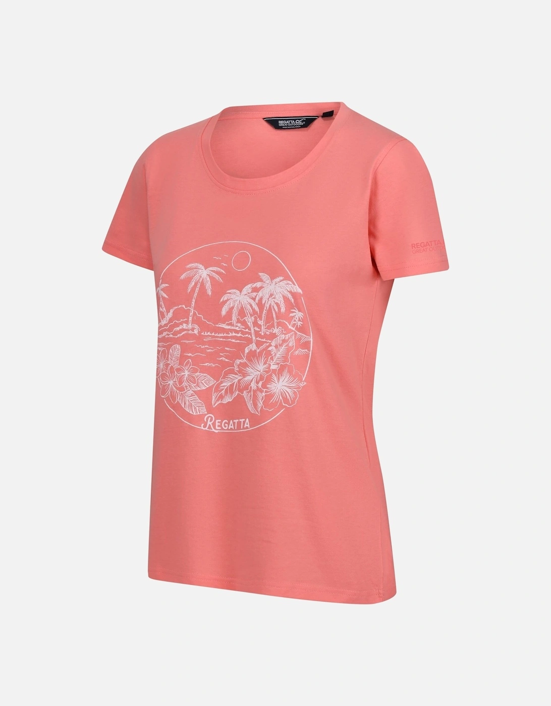 Womens/Ladies Filandra VIII Tropical Island T-Shirt