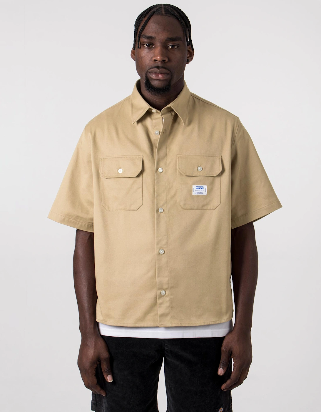 Relaxed Fit Short Sleeve Ekyno Shirt, 5 of 4