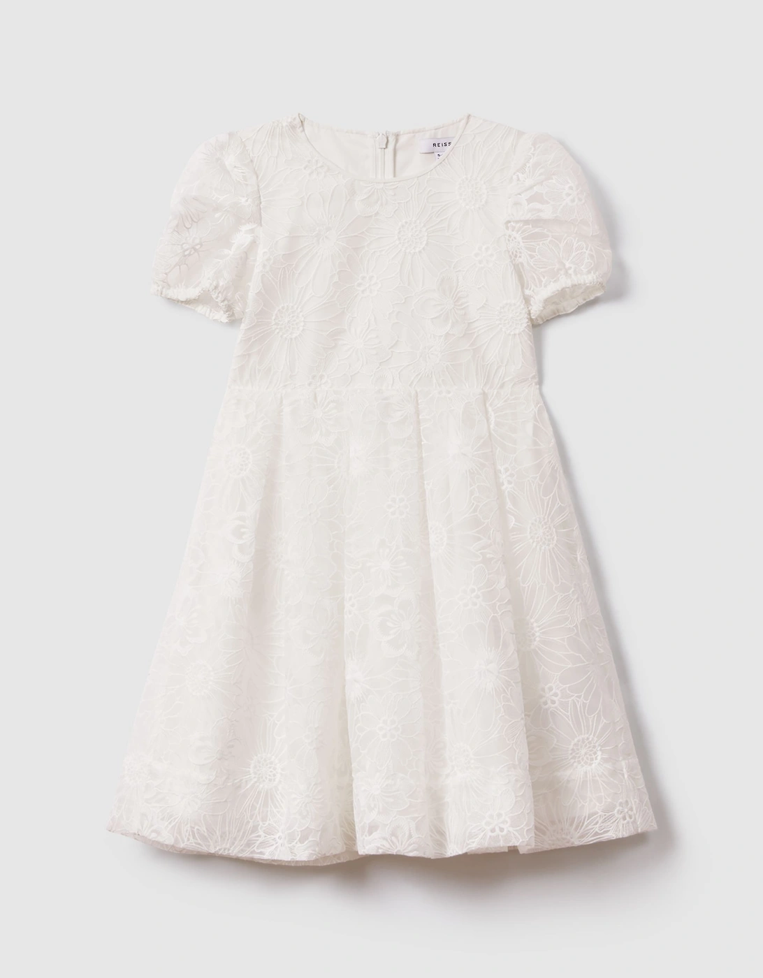 Lace Puff Sleeve Dress, 2 of 1