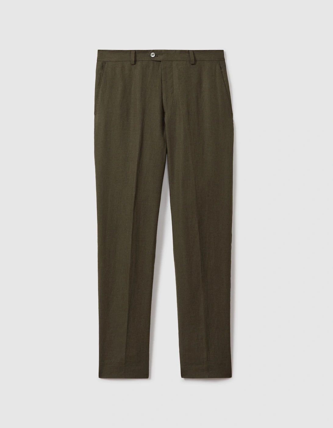 Oscar Jacobson Slim Fit Cotton Trousers, 2 of 1