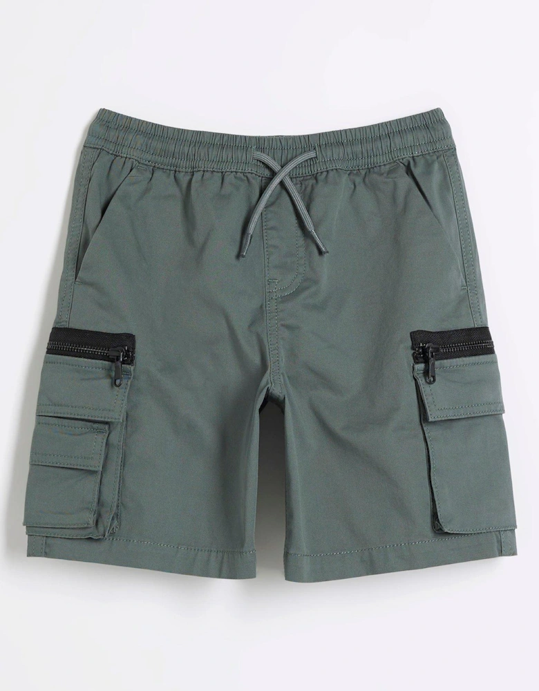 Boys Cargo Shorts - Green