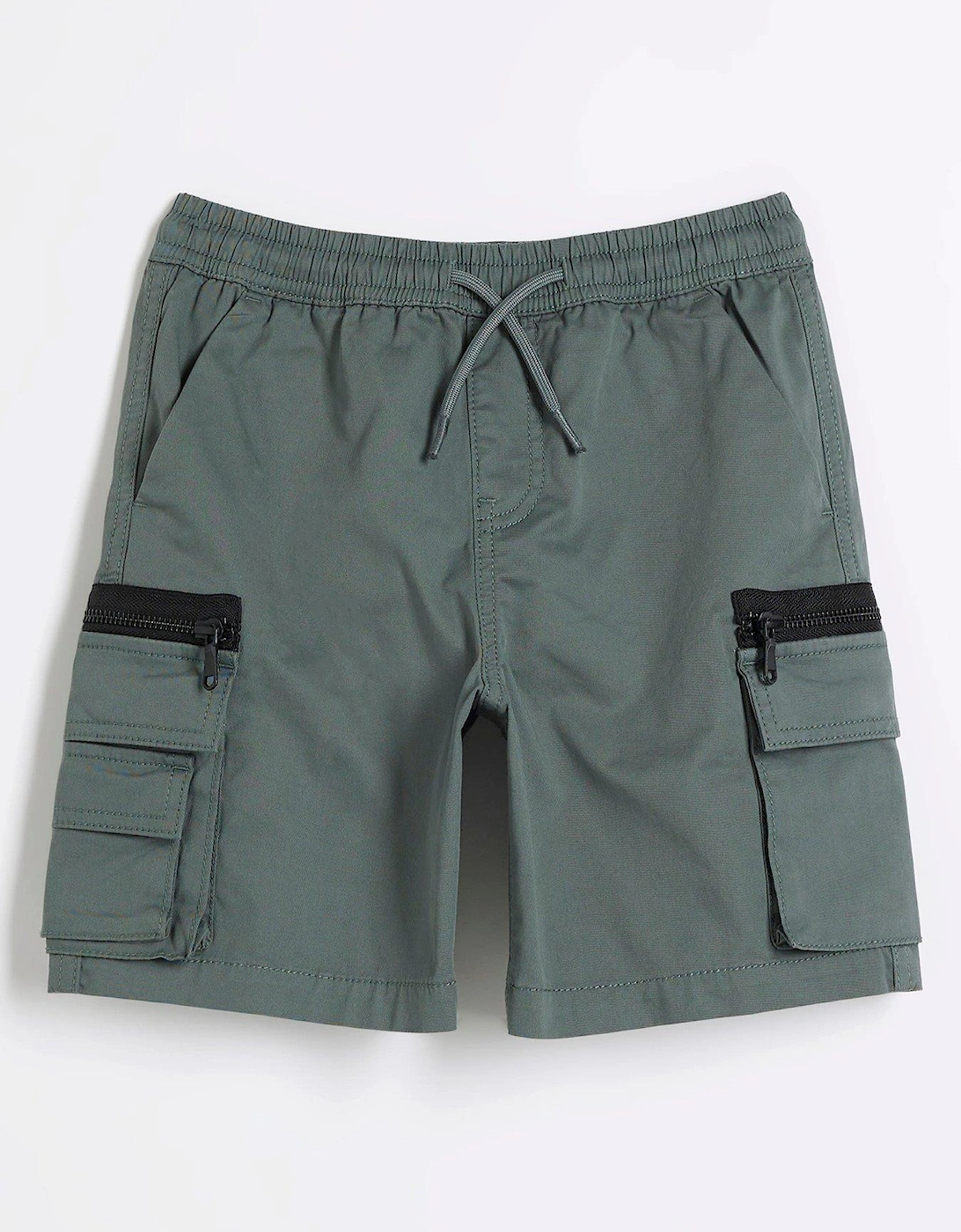 Boys Cargo Shorts - Green, 2 of 1