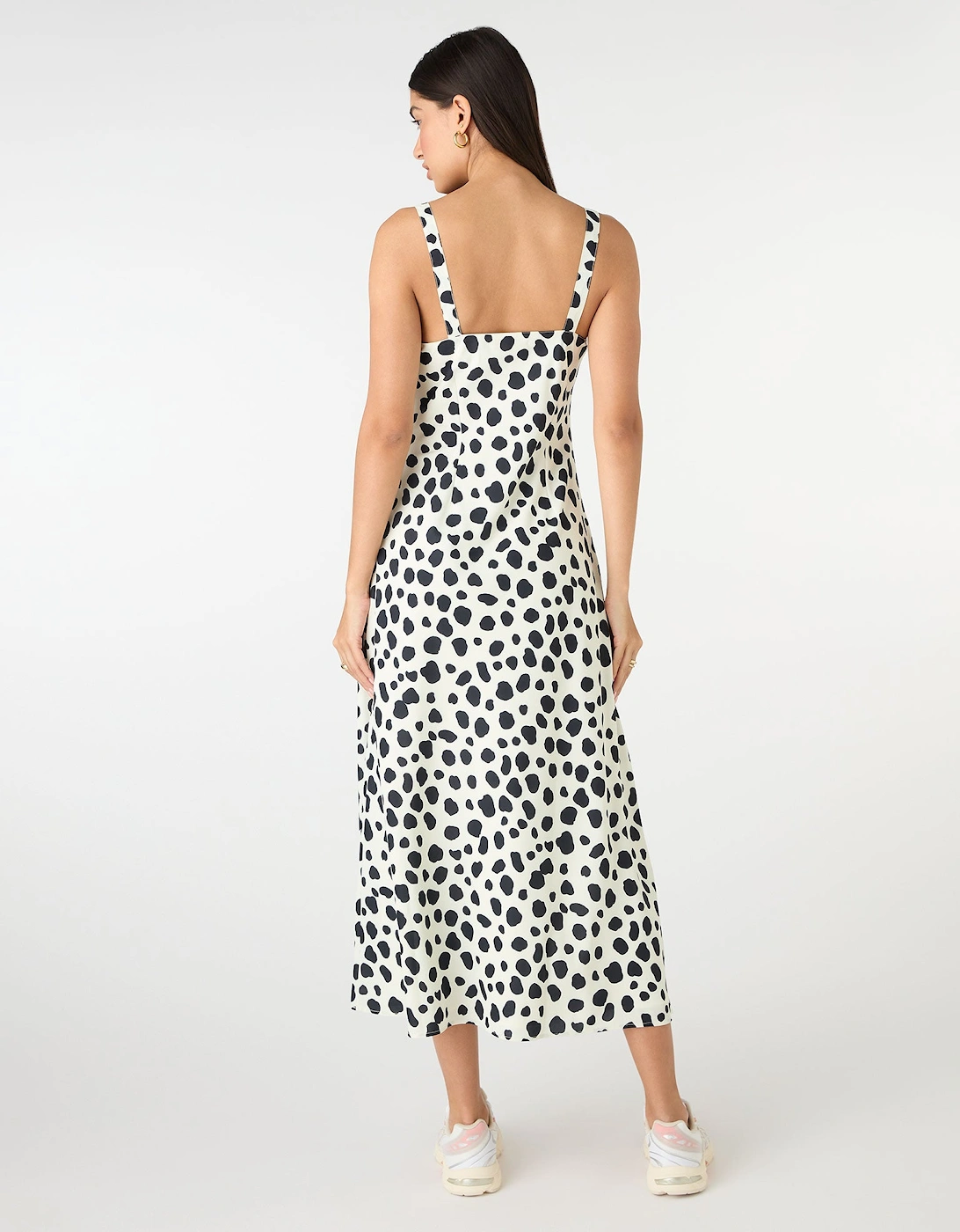 Lily Midi Dress in Animal Print