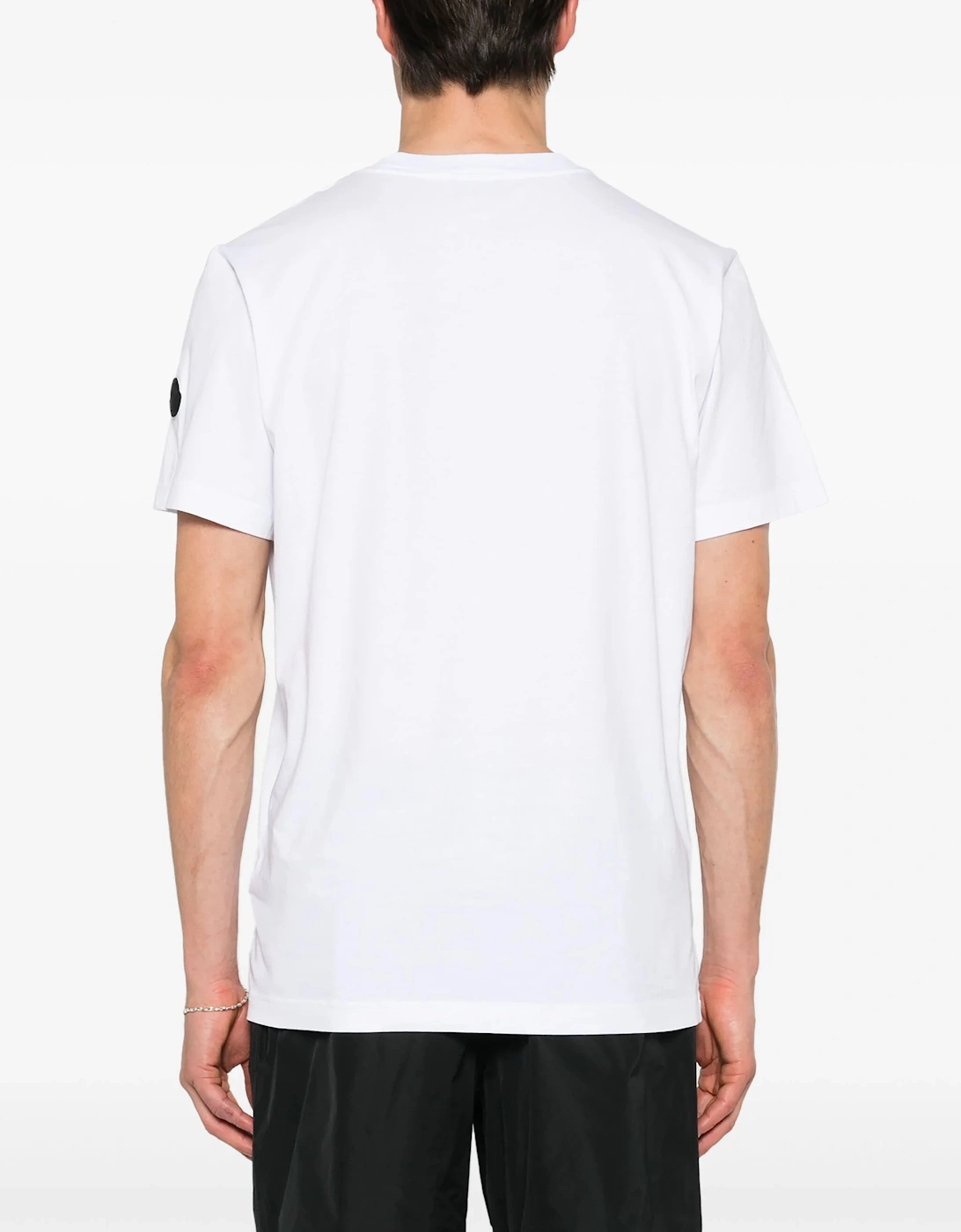 Appliqué-logo Outline Printed T-Shirt in White
