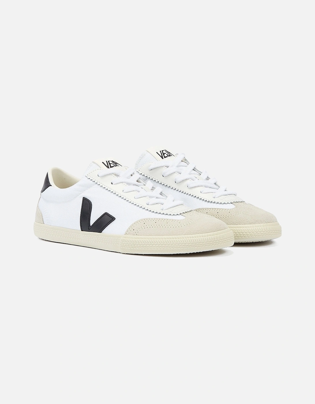Volley Women's White/Black Trainers, 9 of 8
