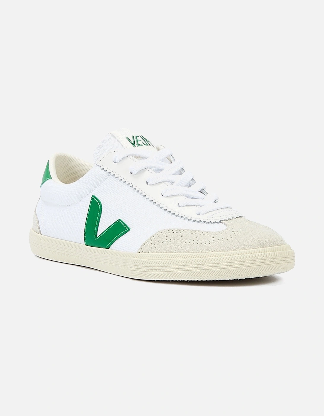 Volley Women's White/Emeraude Trainers