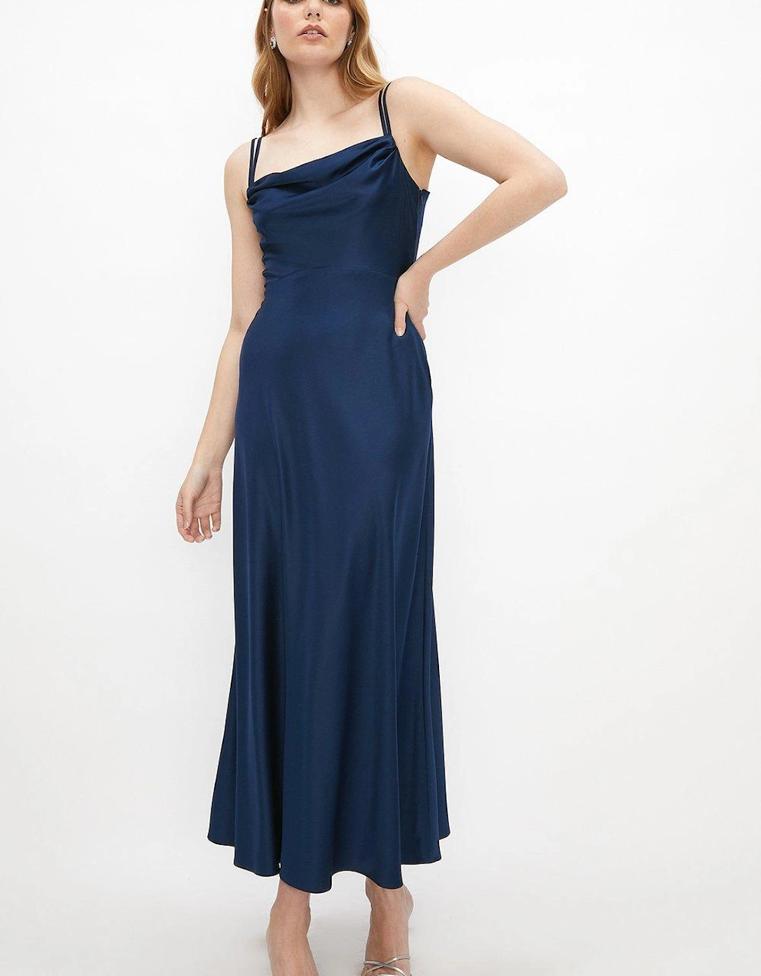 Oasis Cowl Double Strap Maxi Dress, 5 of 4