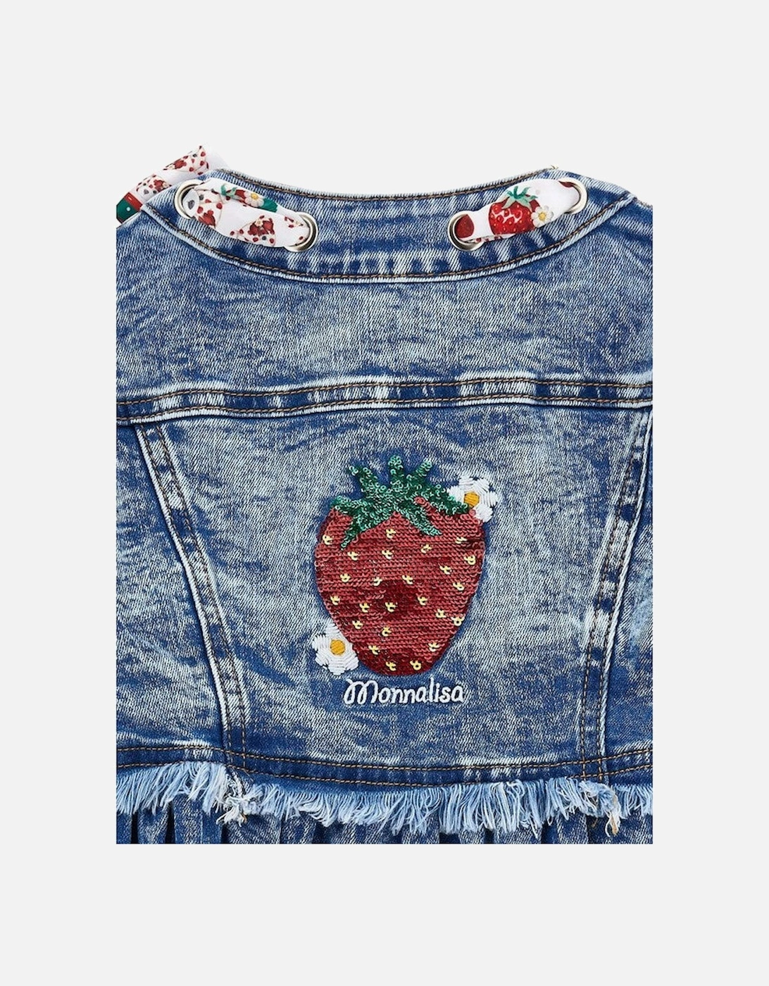 Girls Strawberry Denim Jacket