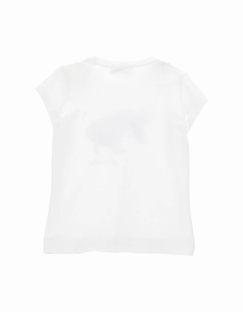 Girls White Fish T-Shirt