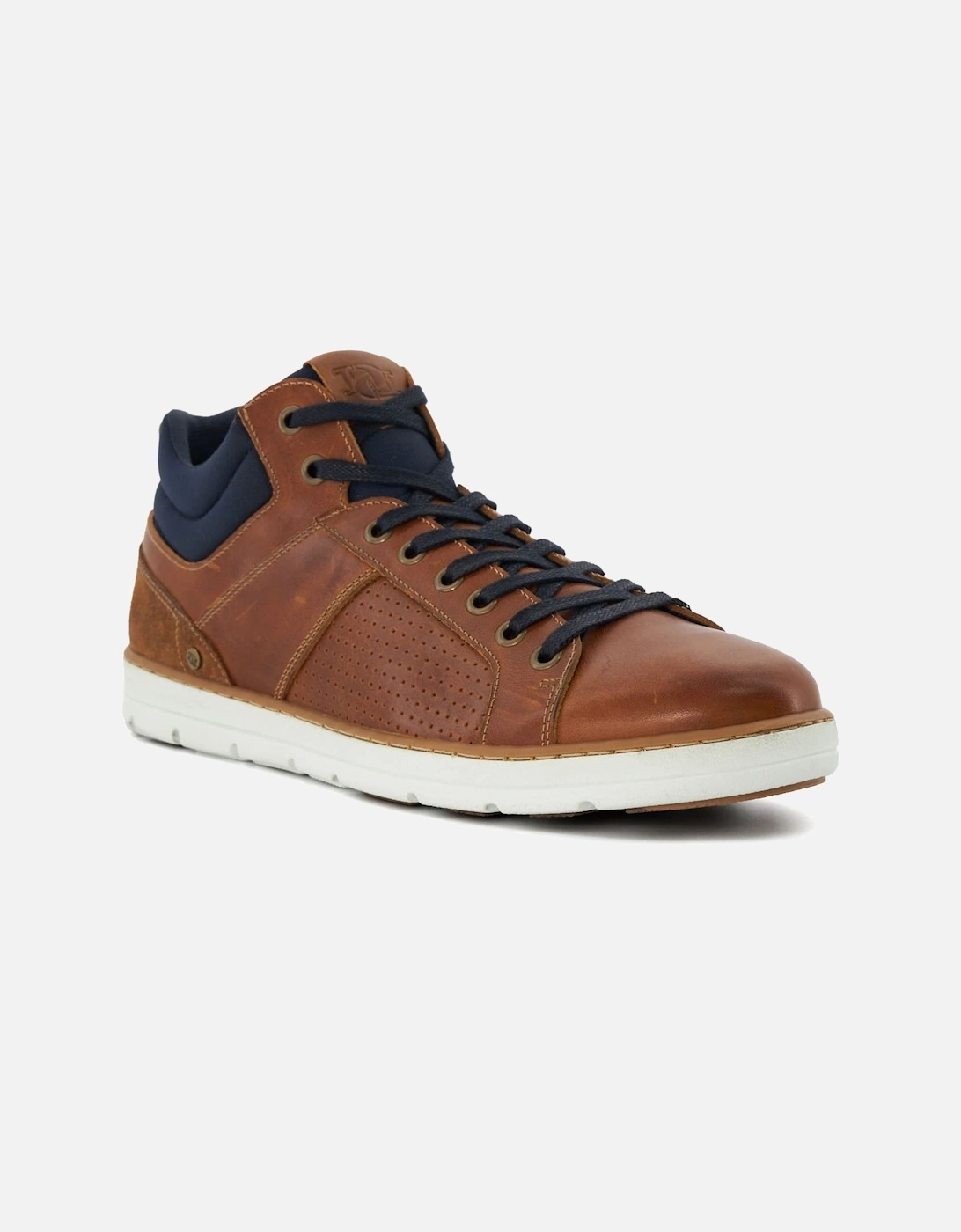 Mens Southern - Perforated High-Top Trainers, 6 of 5