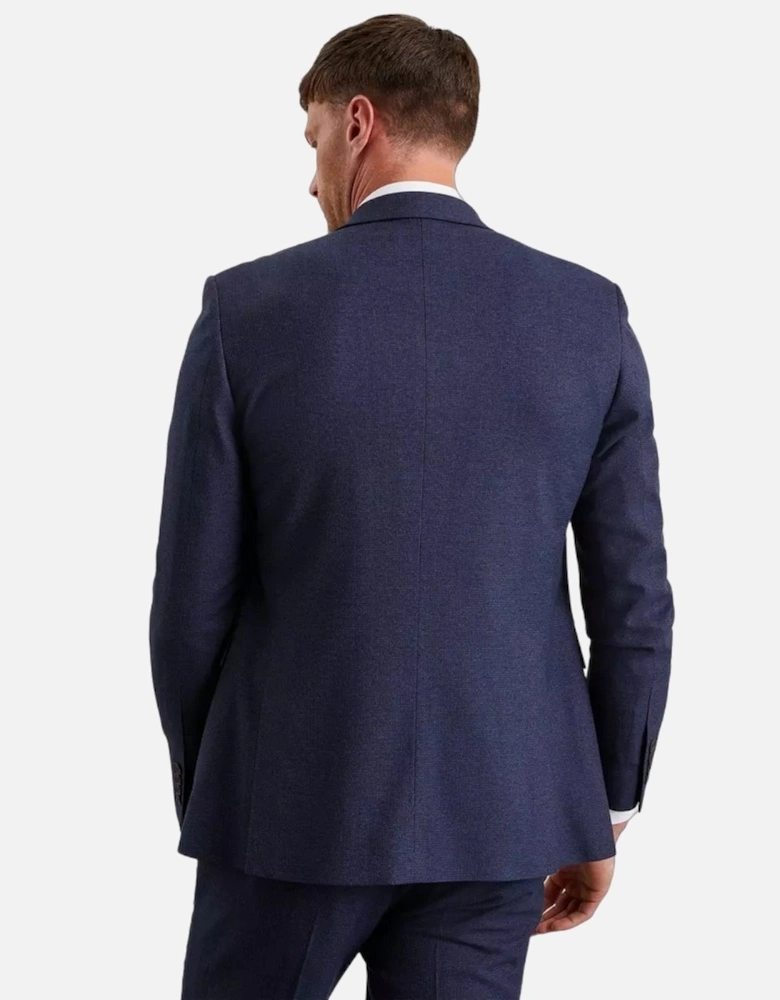 Mens Double-Breasted Slim Suit Jacket