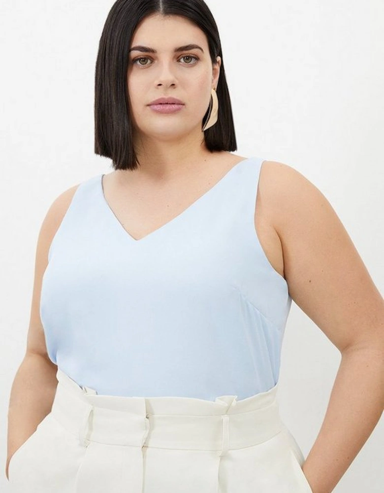 Plus Size Georgette Woven Cami Top
