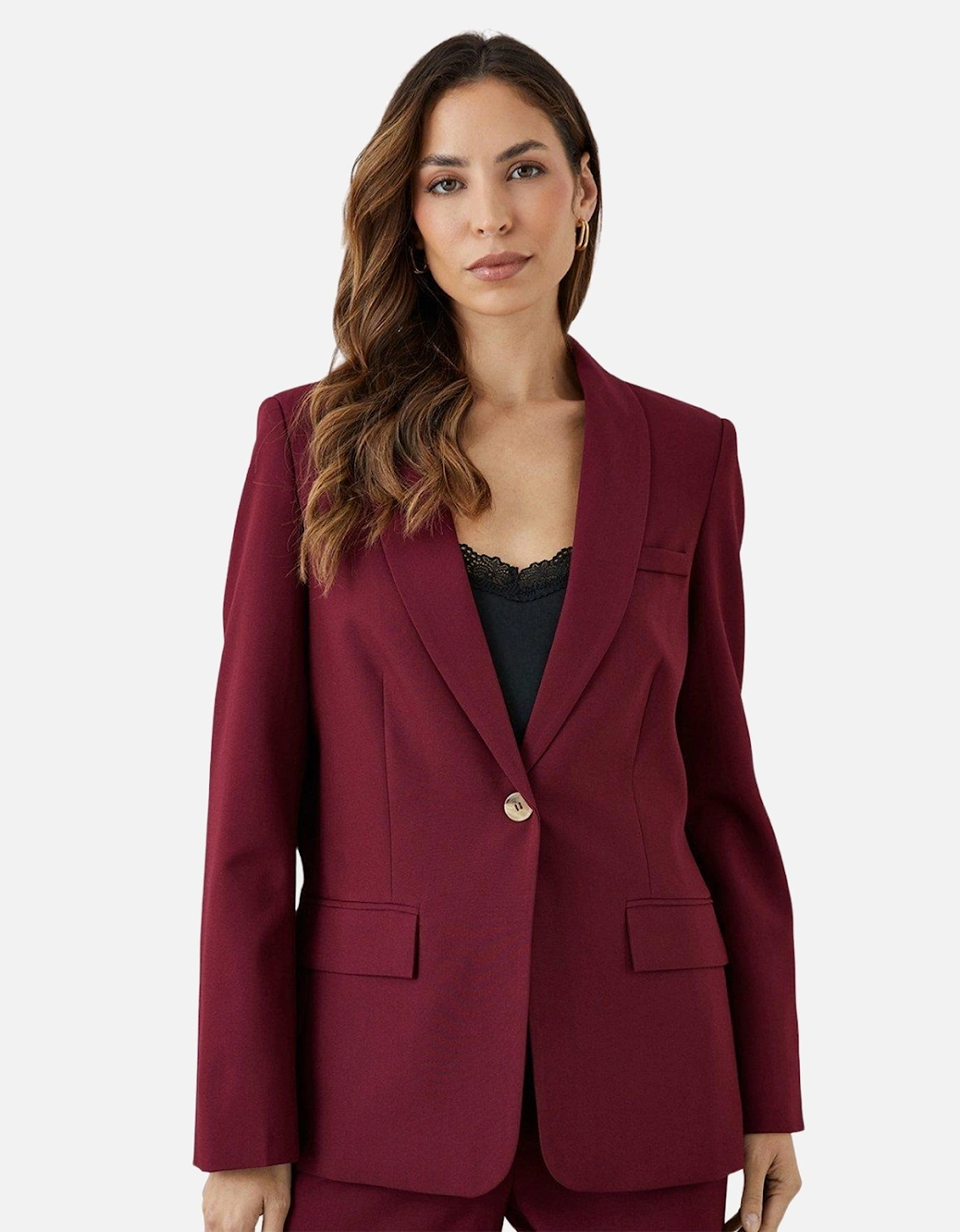 Womens/Ladies Single-Breasted Oversized Blazer, 5 of 4