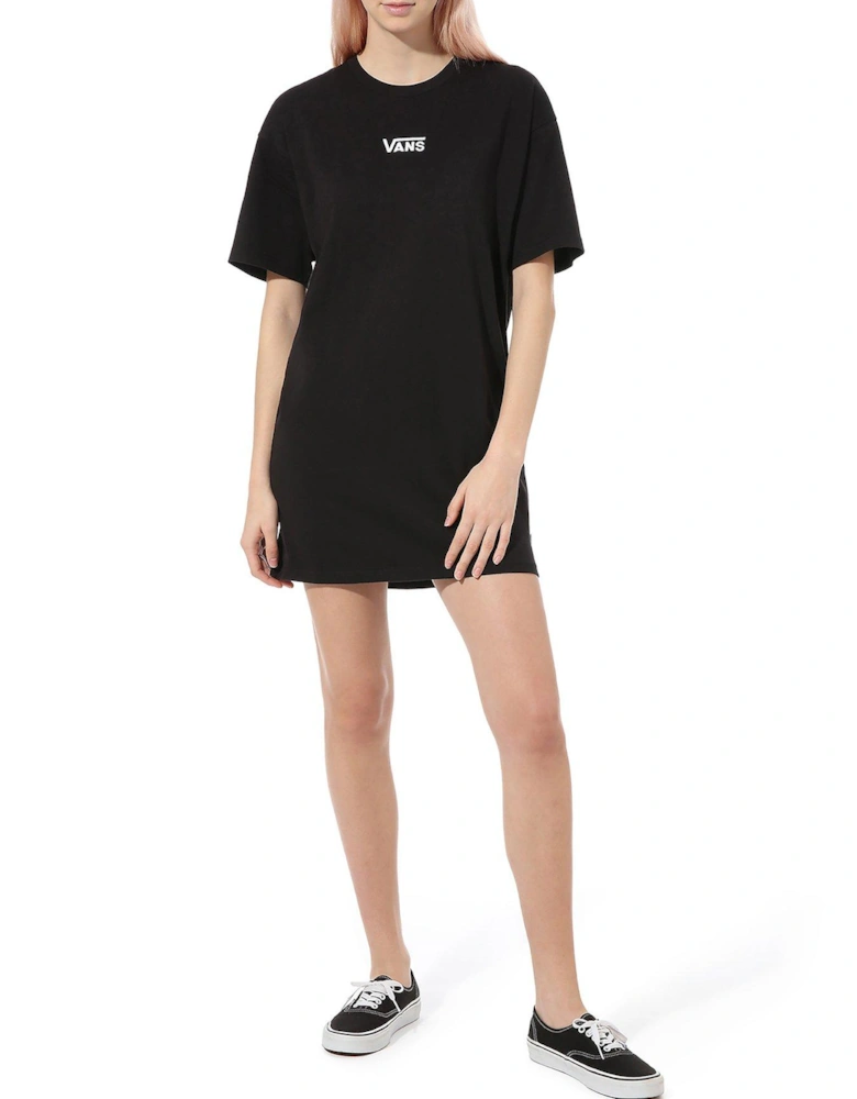 Women's Logo Tee Dress - BLACK